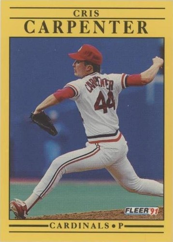 1991 Fleer - Cris Carpenter #628