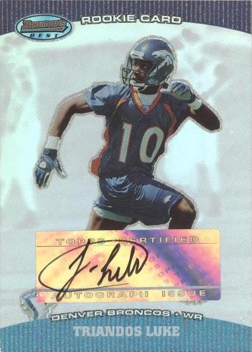 2004 Bowman's Best Triandos Luke #139