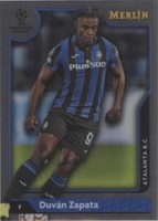 2021-22 Topps Merlin Collection Chrome UCL Duvan Zapata #26