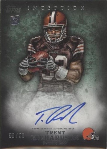 2012 Topps Inception Trent Richardson #130
