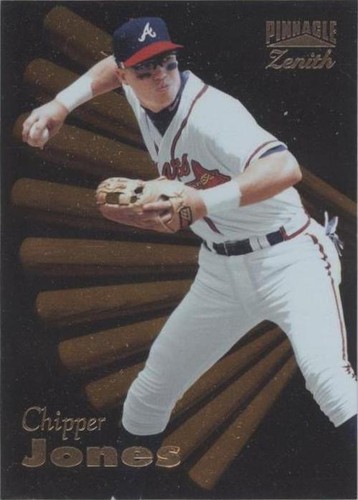 1996 Pinnacle Zenith - Chipper Jones #55