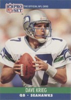 1990 Pro Set Dave Krieg #648
