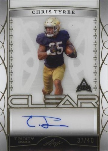 2022 Leaf Trinity Chris Tyree #CA-CT1