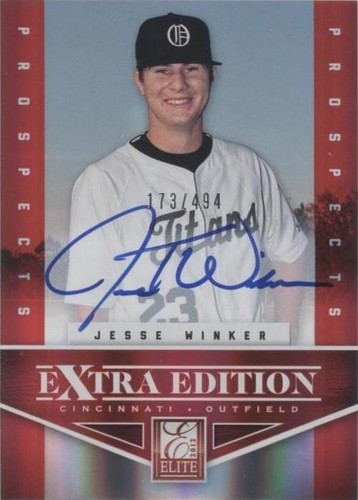 2012 Elite Extra Edition - Jesse Winker #128