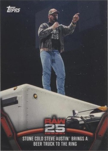 2018 Topps WWE Then Now Forever - Steve Austin #RAW-12