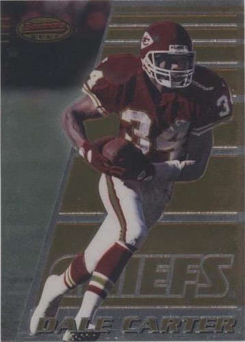 1996 Bowman's Best Dale Carter #107