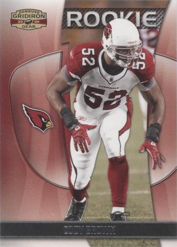 2009 Donruss Gridiron Gear Cody Brown #127