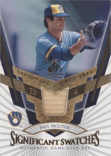 2004 SP Legendary Cuts - Paul Molitor #SS-PM
