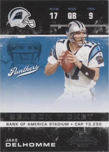 2007 Playoff Contenders Jake Delhomme #14