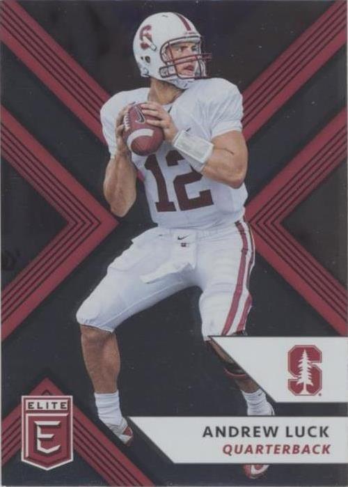 2018 Panini Elite Draft Picks Andrew Luck #6