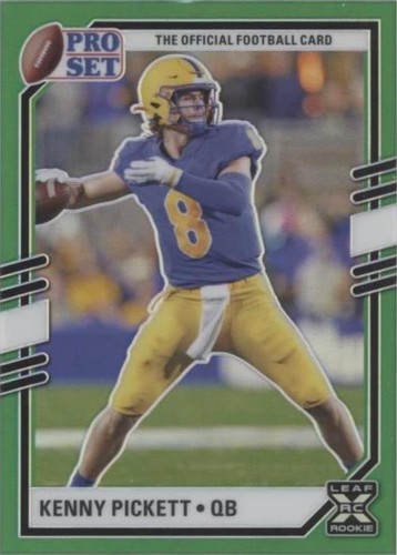 2022 Leaf Pro Set Draft Green Kenny Pickett #PSB-KP1 Rookie