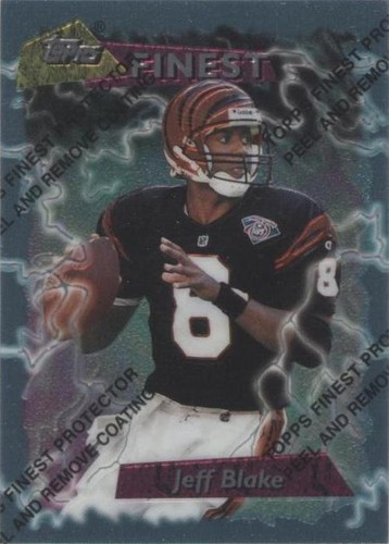 1995 Topps Finest Jeff Blake #186