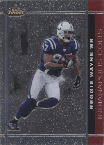 2007 Topps Finest Reggie Wayne #55
