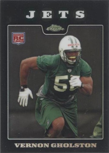 2008 Topps Chrome Vernon Gholston #TC237