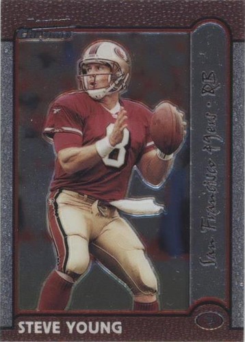 1999 Bowman Chrome Steve Young #130