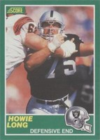 1989 Score Howie Long #242