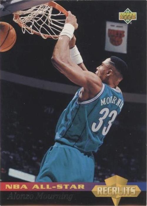 Cubierta superior 1992-93 - Alonzo Mourning #32