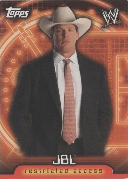 2006 Topps WWE Insider Restricted Access - John "Bradshaw" Layfield #45