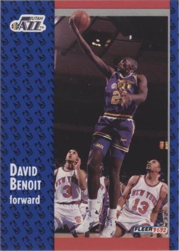 1991-92 Fleer - David Benoit #362