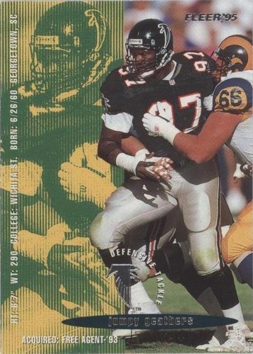 1995 Fleer Jumpy Geathers #17
