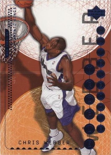 2003-04 Upper Deck Triple Dimensions - Chris Webber #73