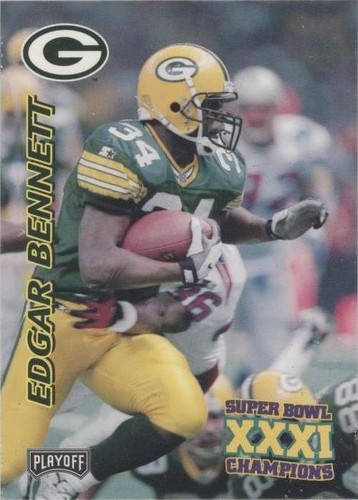 1997 Playoff Green Bay Packers Super Sunday Edgar Bennett #13
