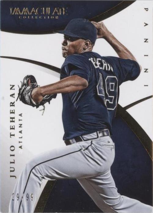 2015 Panini Immaculate Collection - Julio Teheran #89