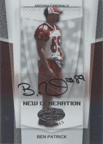 2007 Leaf Certified Materials Ben Patrick #179