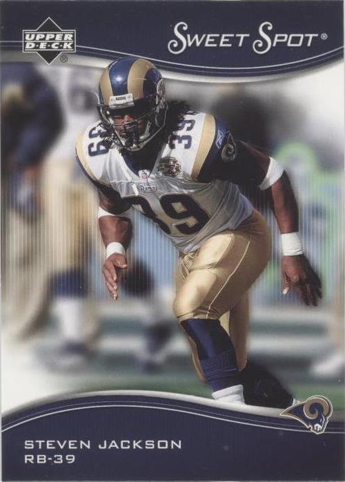 2005 Upper Deck Sweet Spot Steven Jackson #89