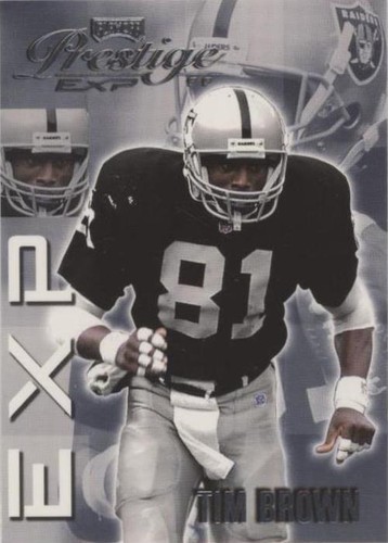 1999 Playoff Prestige EXP Tim Brown #EX106