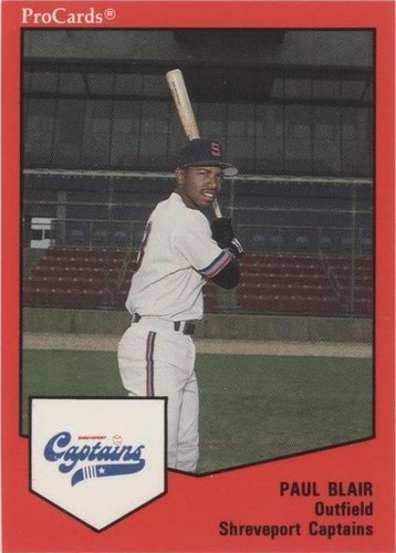 1989 ProCards Minor League Team Sets - Paul Blair #1834