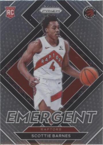 2021-22 Panini Prizm Scottie Barnes RC SILVER PRIZM Emergent