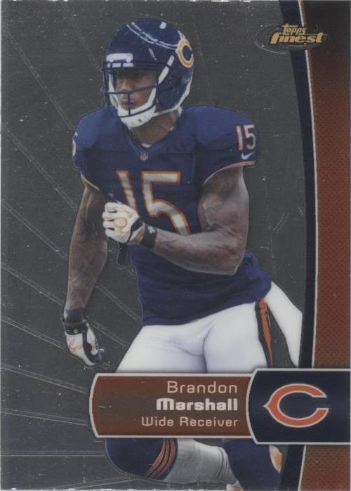 2012 Topps Finest Brandon Marshall #24