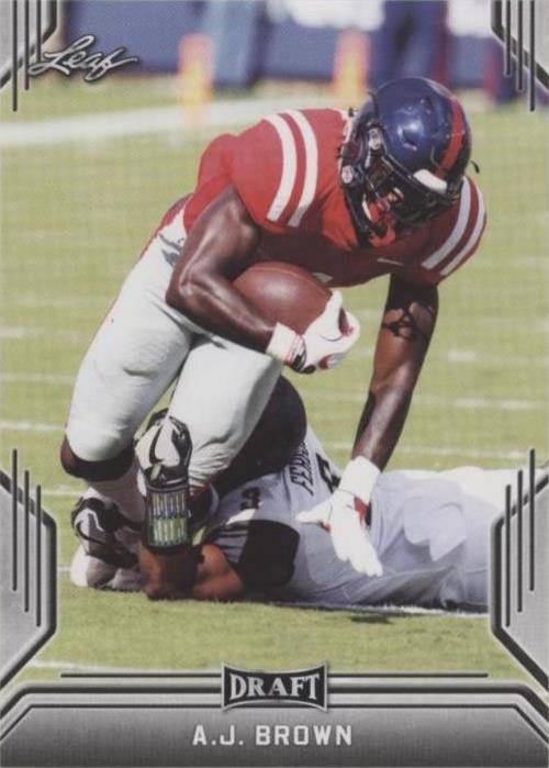 2019 Leaf Draft A.J. Brown #01