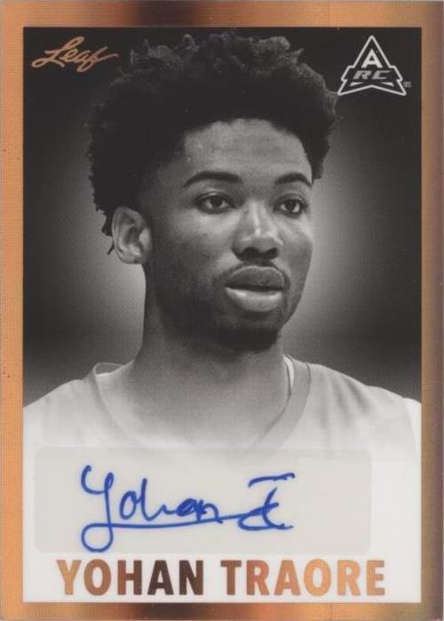 2021-22 Leaf Memories - Yohan Traore #BW-YT1