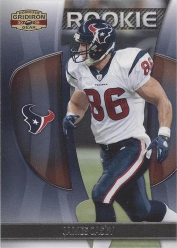2009 Donruss Gridiron Gear James Casey #151