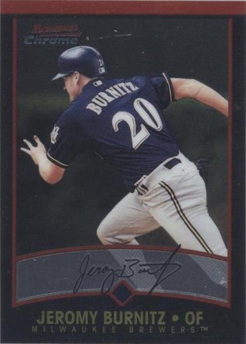 2001 Bowman Chrome - Jeromy Burnitz #75