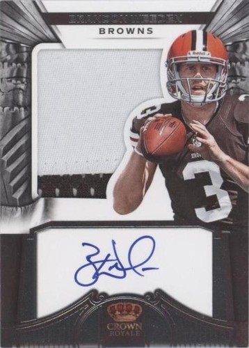 2012 Crown Royale Brandon Weeden #255