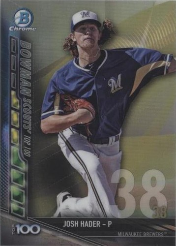 2017 Bowman - Josh Hader #BTP-38