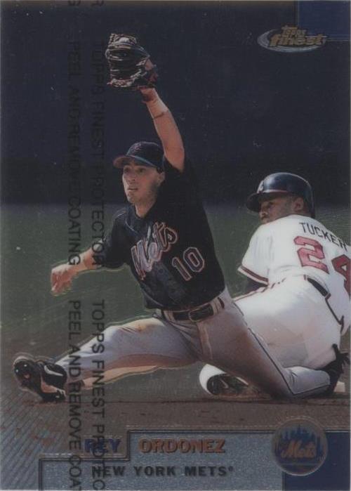 1999 Topps Finest - Rey Ordonez #199