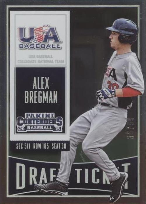 Panini Contenders 2015 - Alex Bregman #64