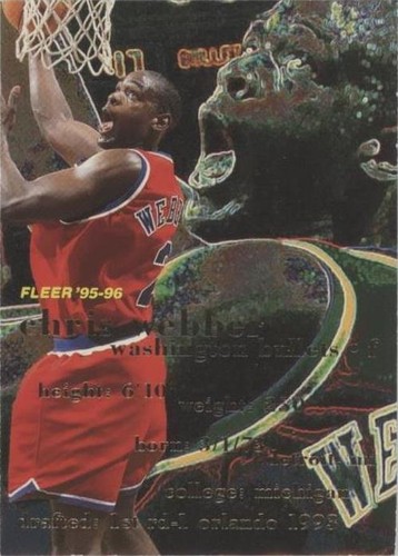 1995-96 Fleer - Chris Webber #197