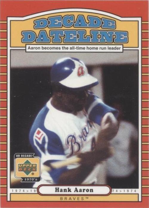 2001 Upper Deck Década 1970 - Hank Aaron #122