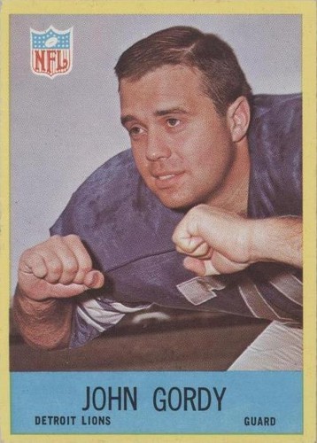 1967 Philadelphia John Gordy #64