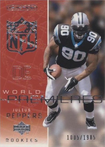 2002 Upper Deck Ovation Julius Peppers #109