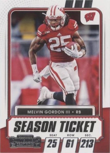 2021 Panini Contenders Draft Picks Melvin Gordon #64