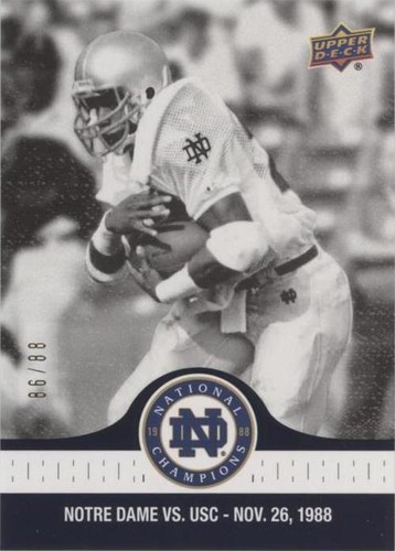 2017 Upper Deck Notre Dame 1988 Championship Mark Green #86