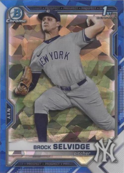 2021 Bowman Chrome Draft Sapphire Edition - Brock Selvidge #BDC-24