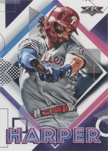 2020 Topps Fire - Bryce Harper #158