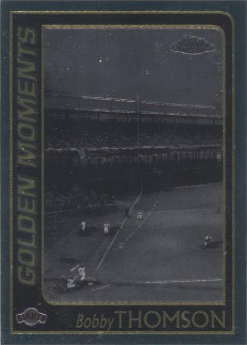 Topps 2001 cromado - Bobby Thomson #304